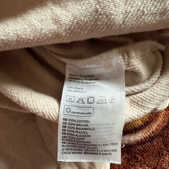 Tan Button-Up Shirt - Picture 4 of 6